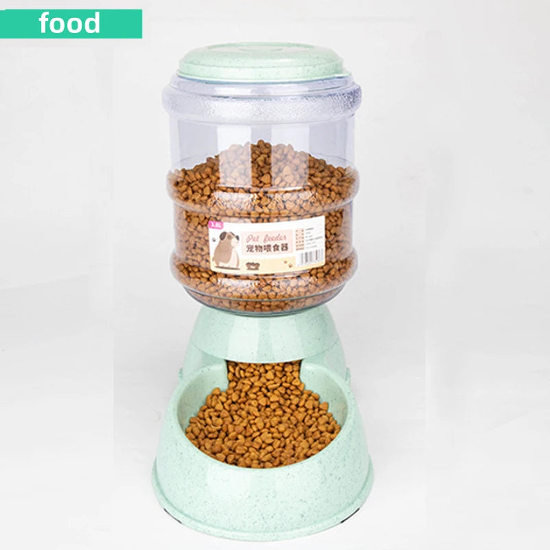 Pet Feeder with Water Dispenser – For Cats & Small Dogs